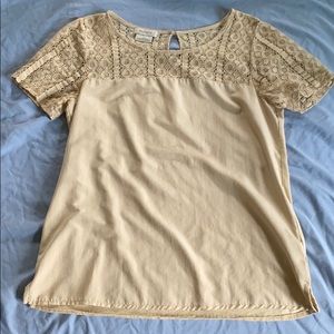 Lace top blouse